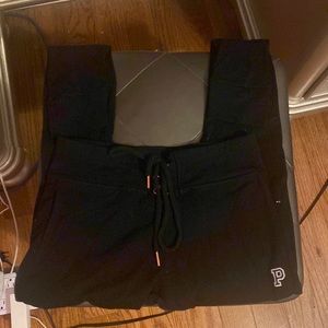 Pink Victoria secret yoga joggers